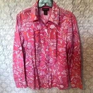 Lane Bryant Floral Print Blouse